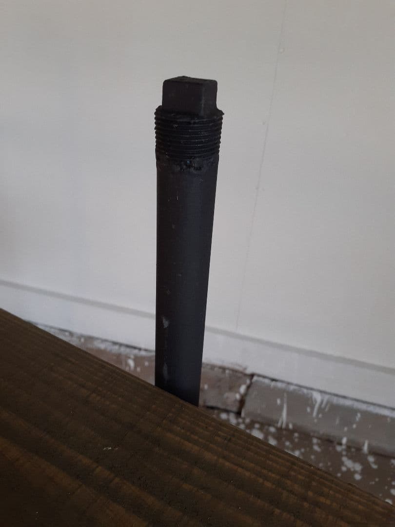 アイアンシェルフ二段　インダストリアル家具