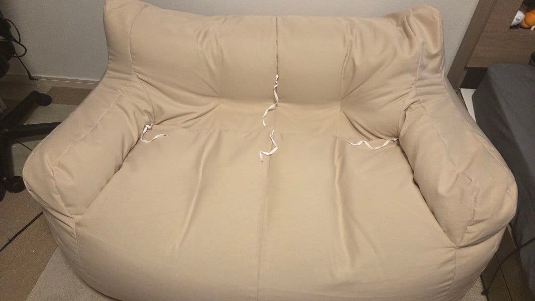 ベル LOOSY 2人掛けビーズソファ