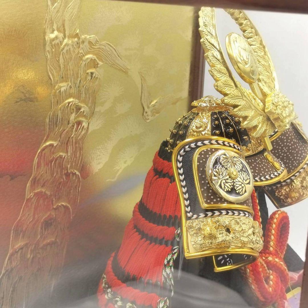 259 徳川家康公 兜 正絹 平安水宝作 子供の日