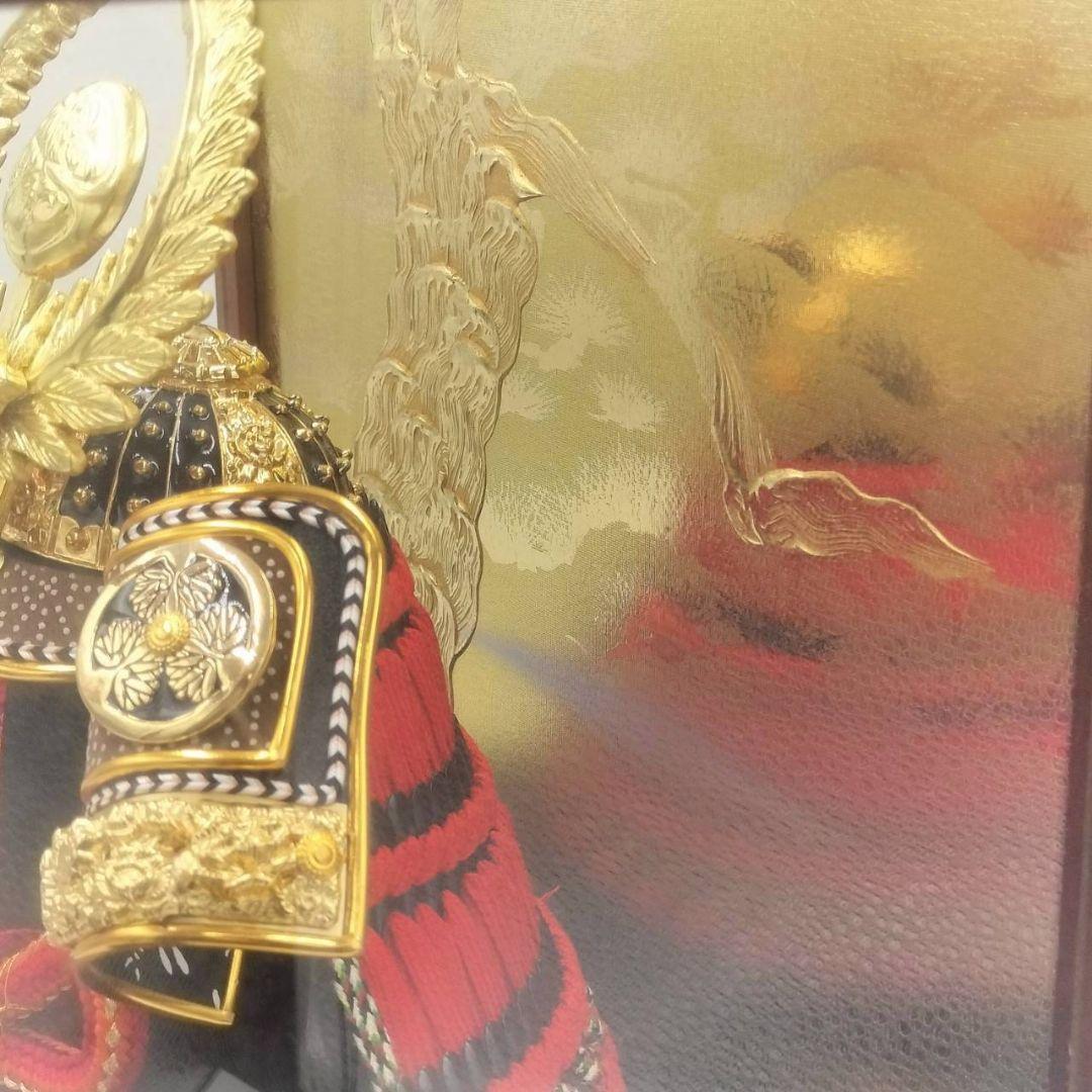 259 徳川家康公 兜 正絹 平安水宝作 子供の日