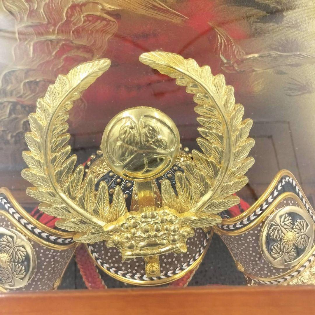 259 徳川家康公 兜 正絹 平安水宝作 子供の日