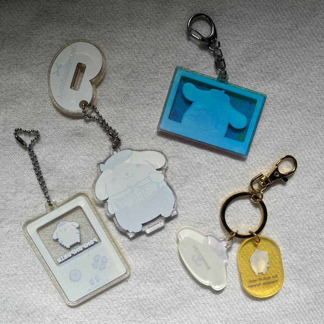 【3時間限定値下げ中】ポムポムプリンまとめ売り、12点、ぬいぐるみ、キーホルダー