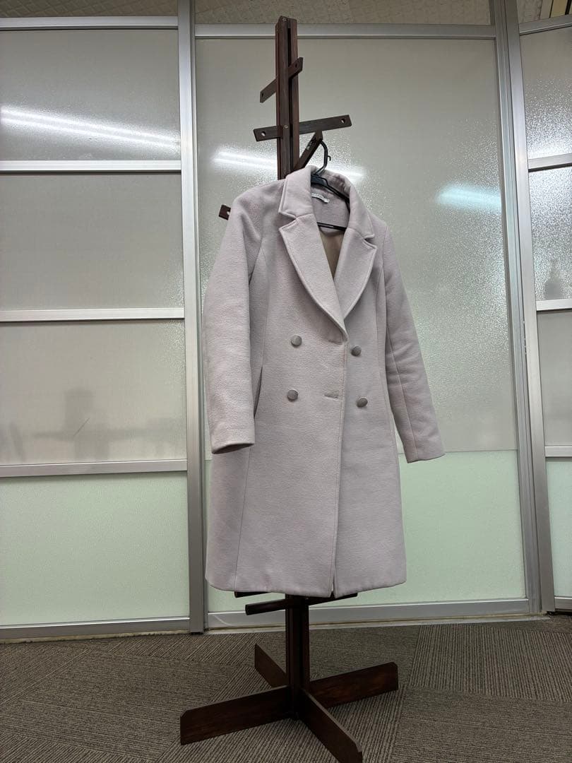 木製　ツリー型　ハンガーラック ダークブラウン