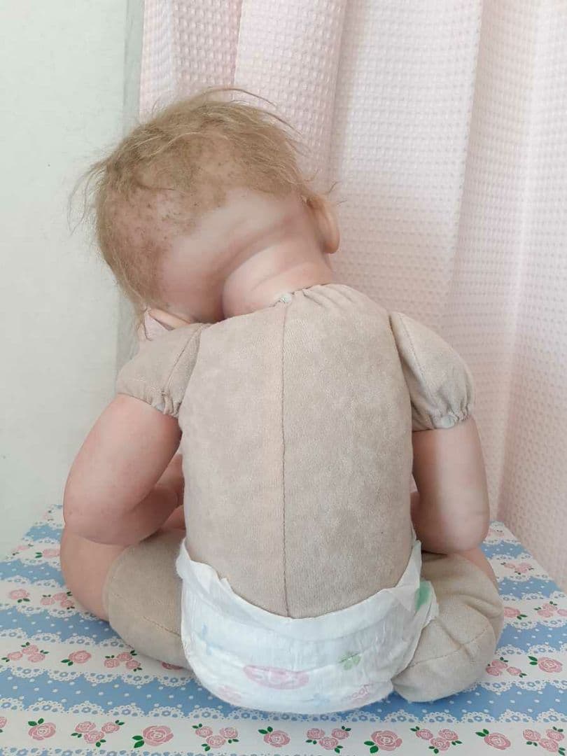 海外作家様 リボーンベビー リボーンドール 約54cm 約2.4kg 植毛タイプ