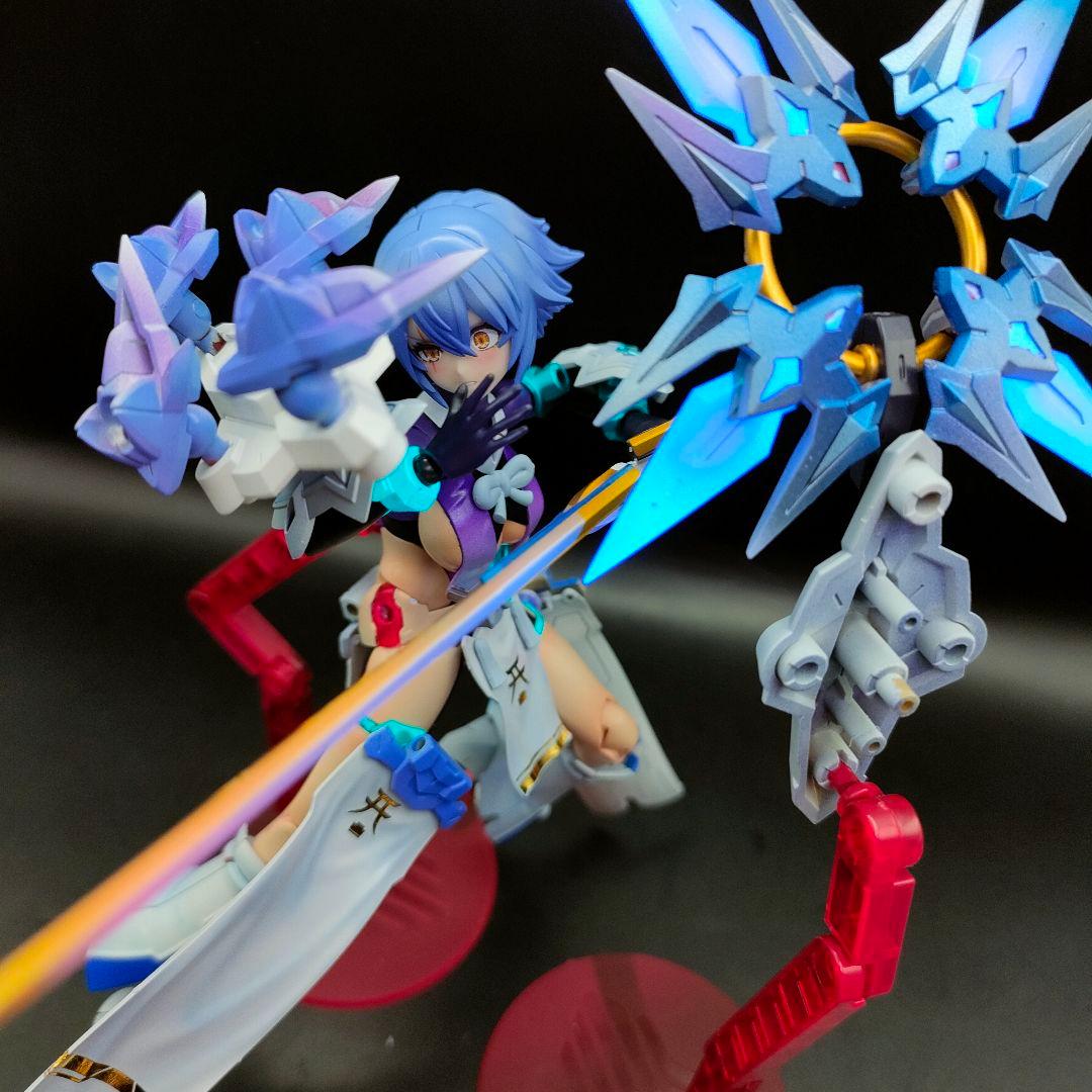 メガミデバイス　皇巫（オウブ) スサノヲ　氷女帝　レガリア【塗装完成品】