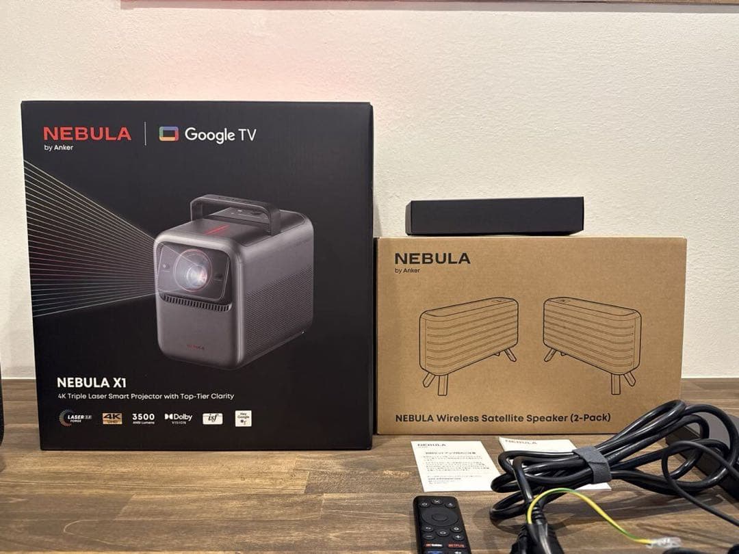 【美品】本日発送 Anker Nebula X1 レーザープロジェクター
