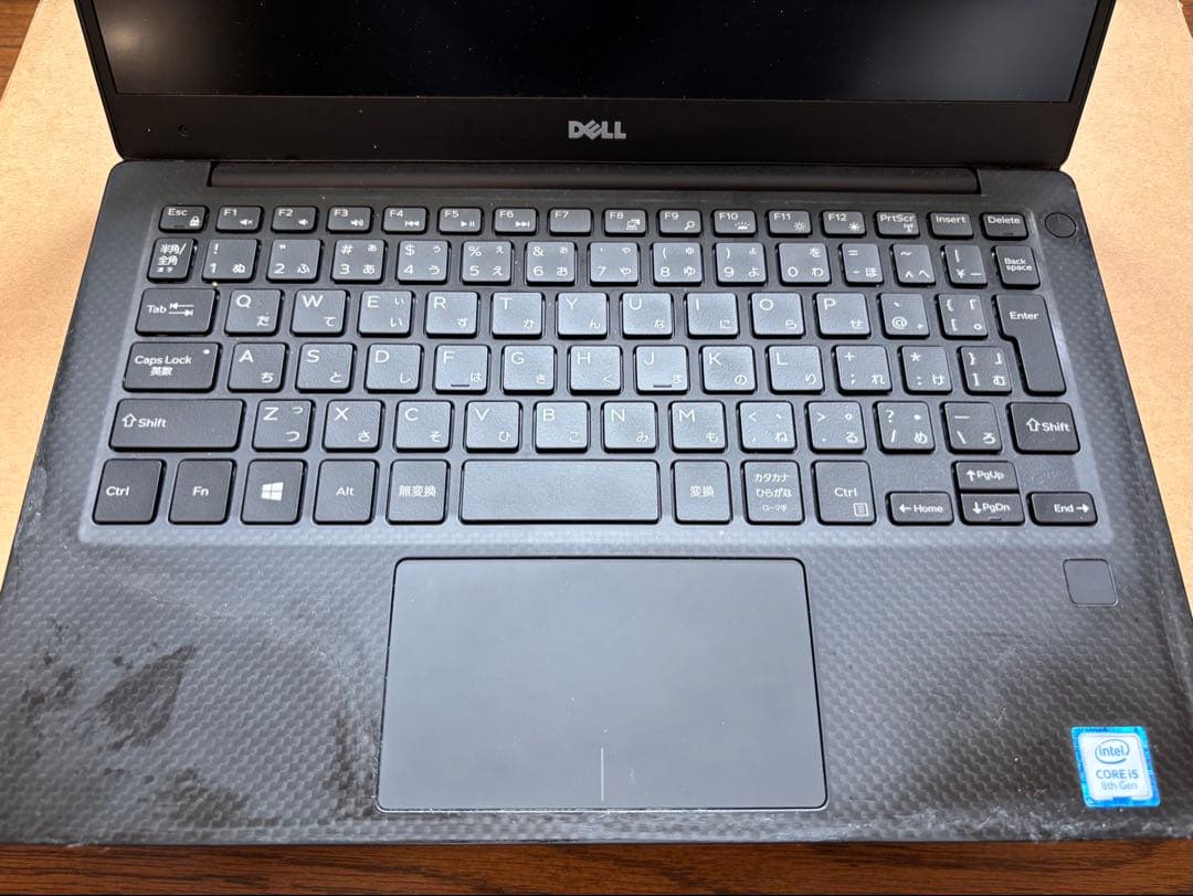 DELL ノートPC XPS 13 9360 ゴールド 本体 ACアダプター付き
