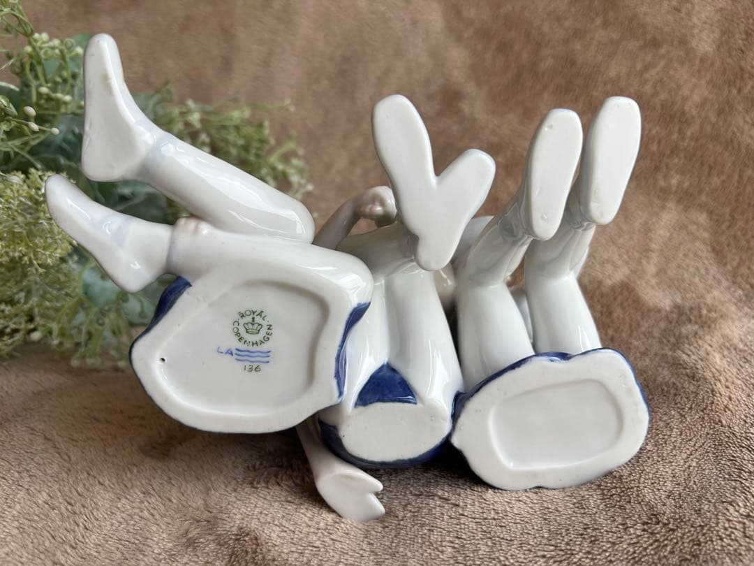 兼*マ様 【希少】ロイヤルコペンハーゲン バレリーナ フィギュリン 3人の少女