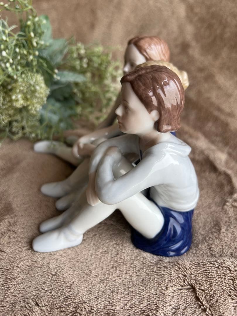 兼*マ様 【希少】ロイヤルコペンハーゲン バレリーナ フィギュリン 3人の少女