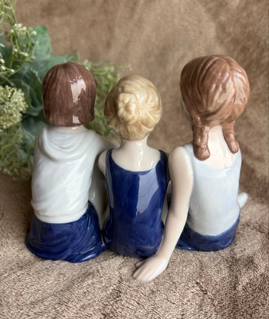 兼*マ様 【希少】ロイヤルコペンハーゲン バレリーナ フィギュリン 3人の少女