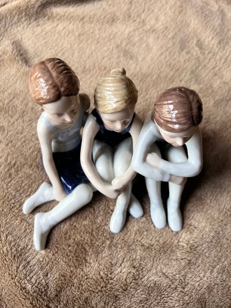兼*マ様 【希少】ロイヤルコペンハーゲン バレリーナ フィギュリン 3人の少女