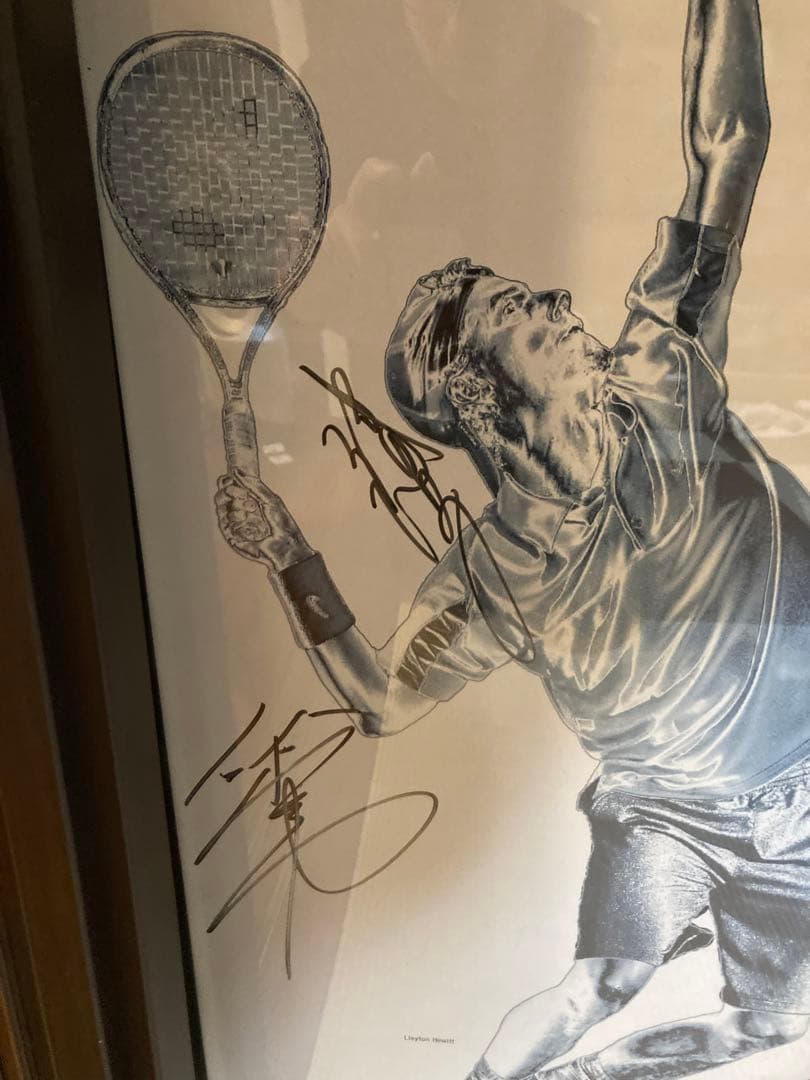 サイン入りAIGオープンポスター　2004年