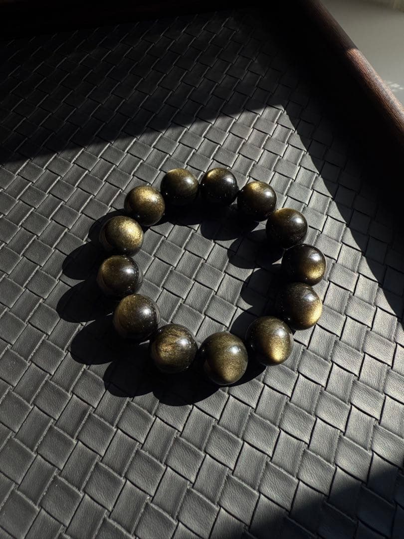 黒金 ブラックゴールデンオブシディアン Gold Sheen Obsidian