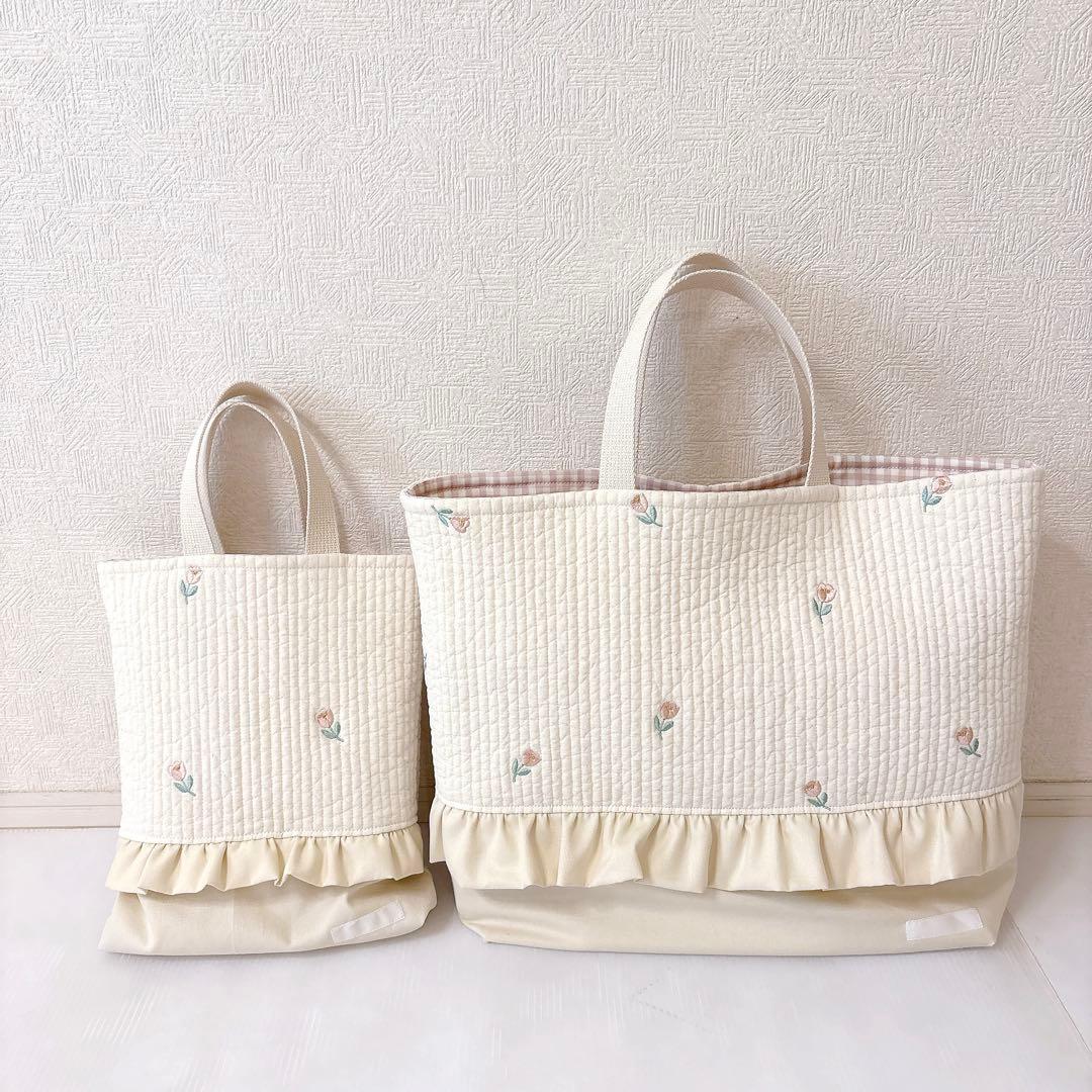 5/25まで到着　レッスンバッグ 上履き入れ体操服袋コップ袋図書バッグ