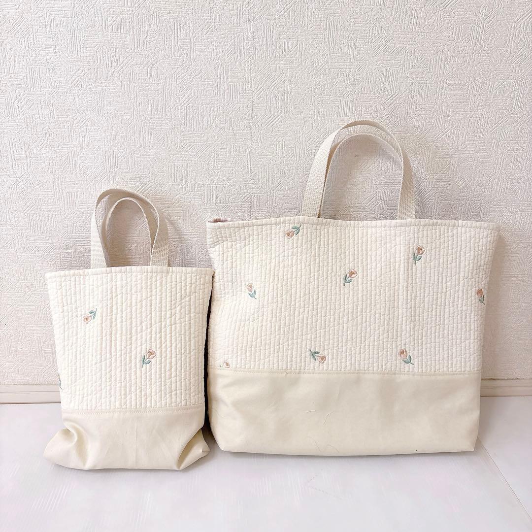 5/25まで到着　レッスンバッグ 上履き入れ体操服袋コップ袋図書バッグ