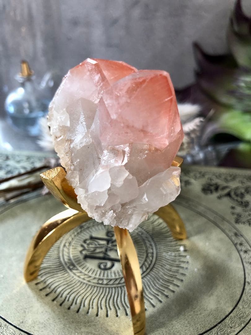 スカーレットテンプルレムリアン　クラスター　ストロベリー　レムリアン　ピンク