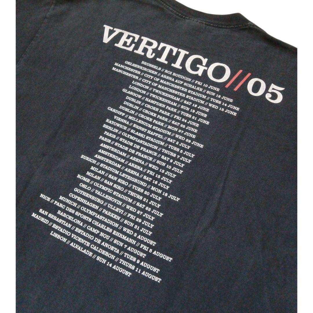 2005年製 U2 ユーツー VERTIGO ツアー Tシャツ XLサイズ