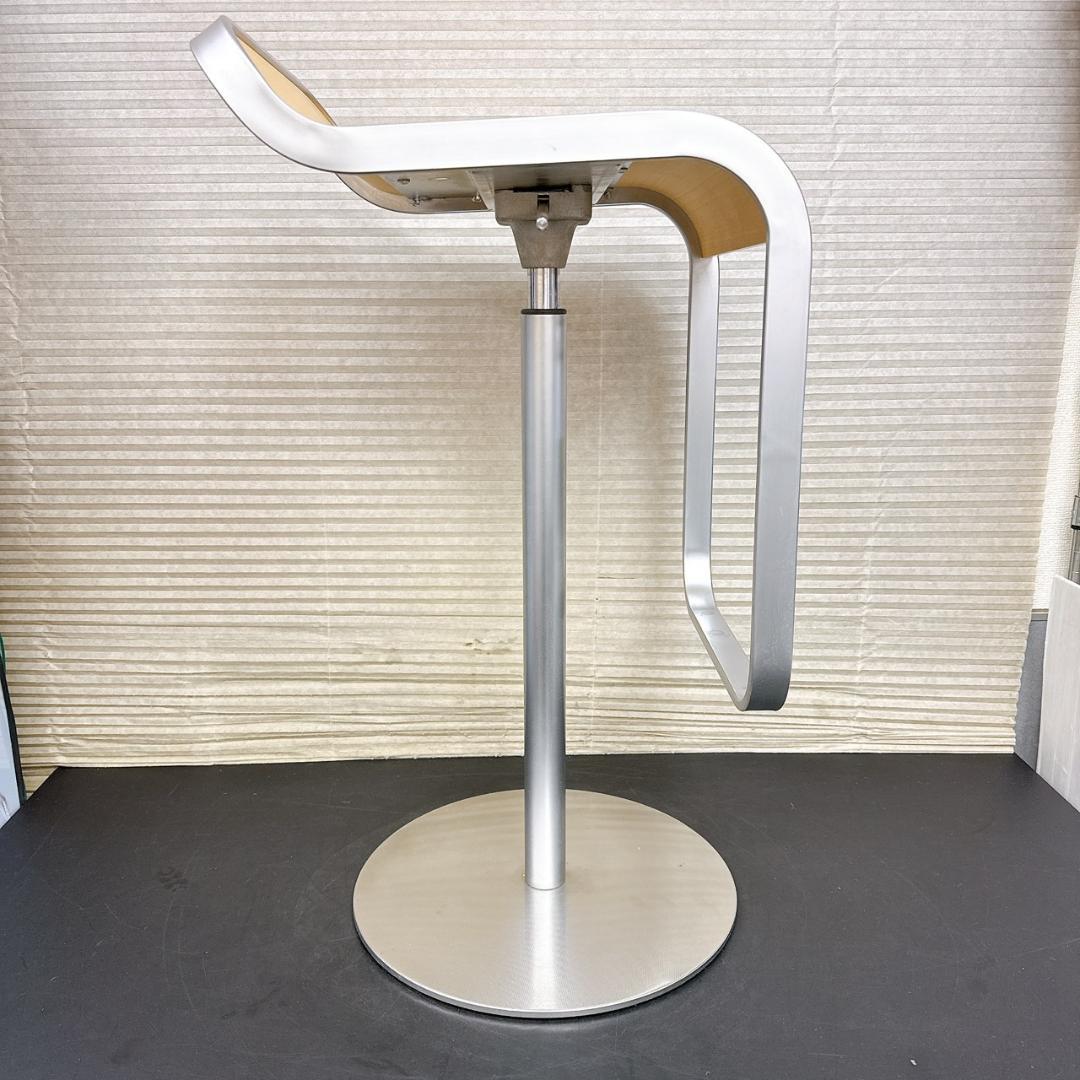 ♪ラパルマ　LEM ハイスツール ウッドシート　カウンターチェア　オカムラ