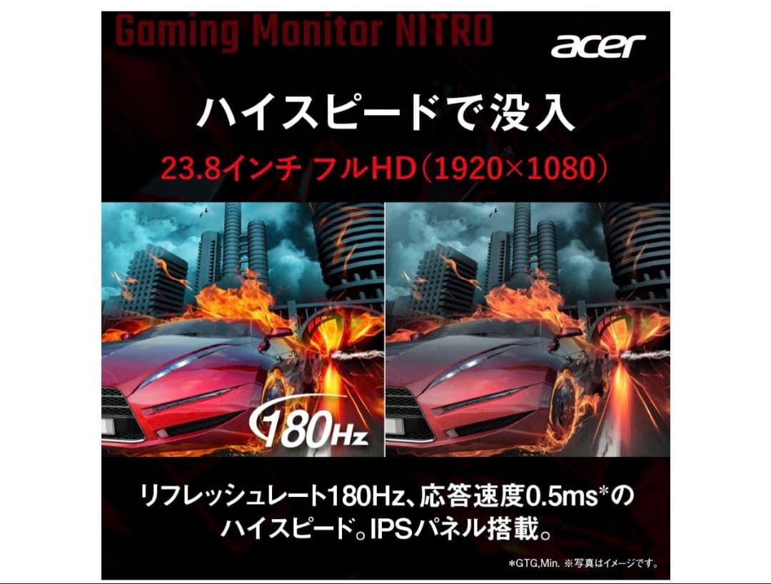 acer Nitro XVO 24インチ (23.8)ゲーミングモニター