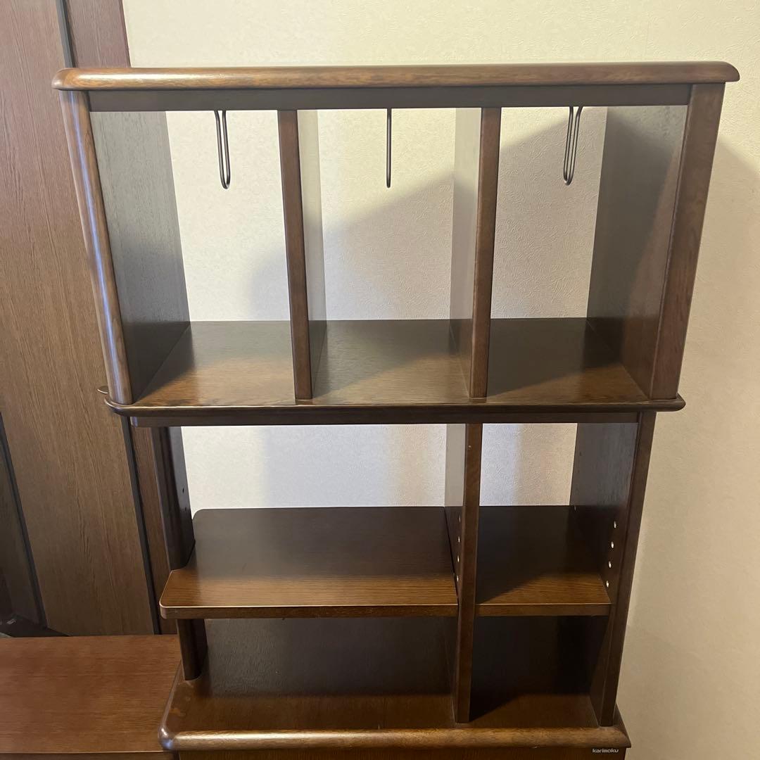 【本棚バラ売りします】カリモク本棚