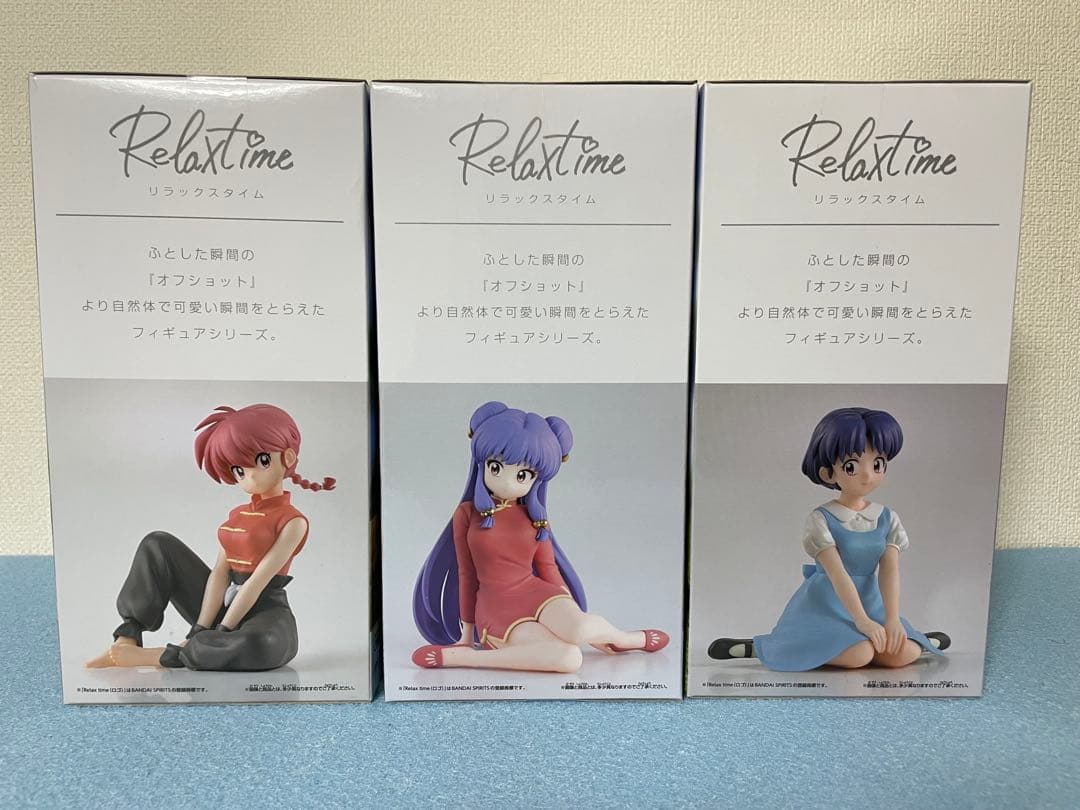 新品未開封 らんま1/2 フィギュア 3個セットRelaxtime