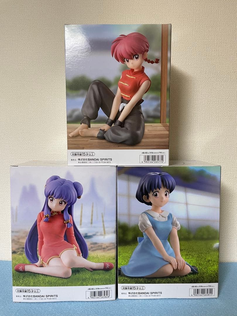 新品未開封 らんま1/2 フィギュア 3個セットRelaxtime