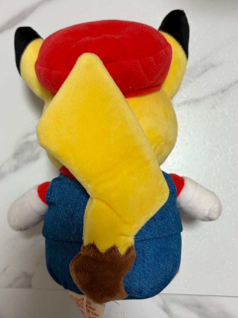 た*ー様 マリオピカチュウ ぬいぐるみ　マリオ　ポケモン タグ付き