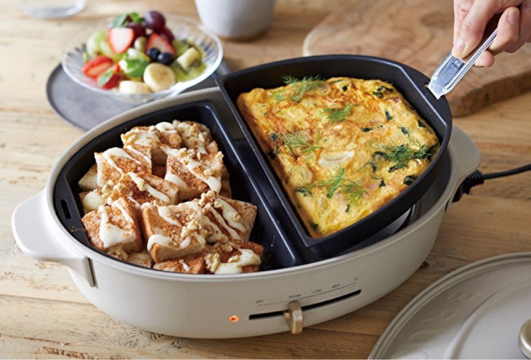 c*e様 【⭐︎未使用⭐︎】ブルーノ クラッシィ ホットプレート グレージュ&ハ