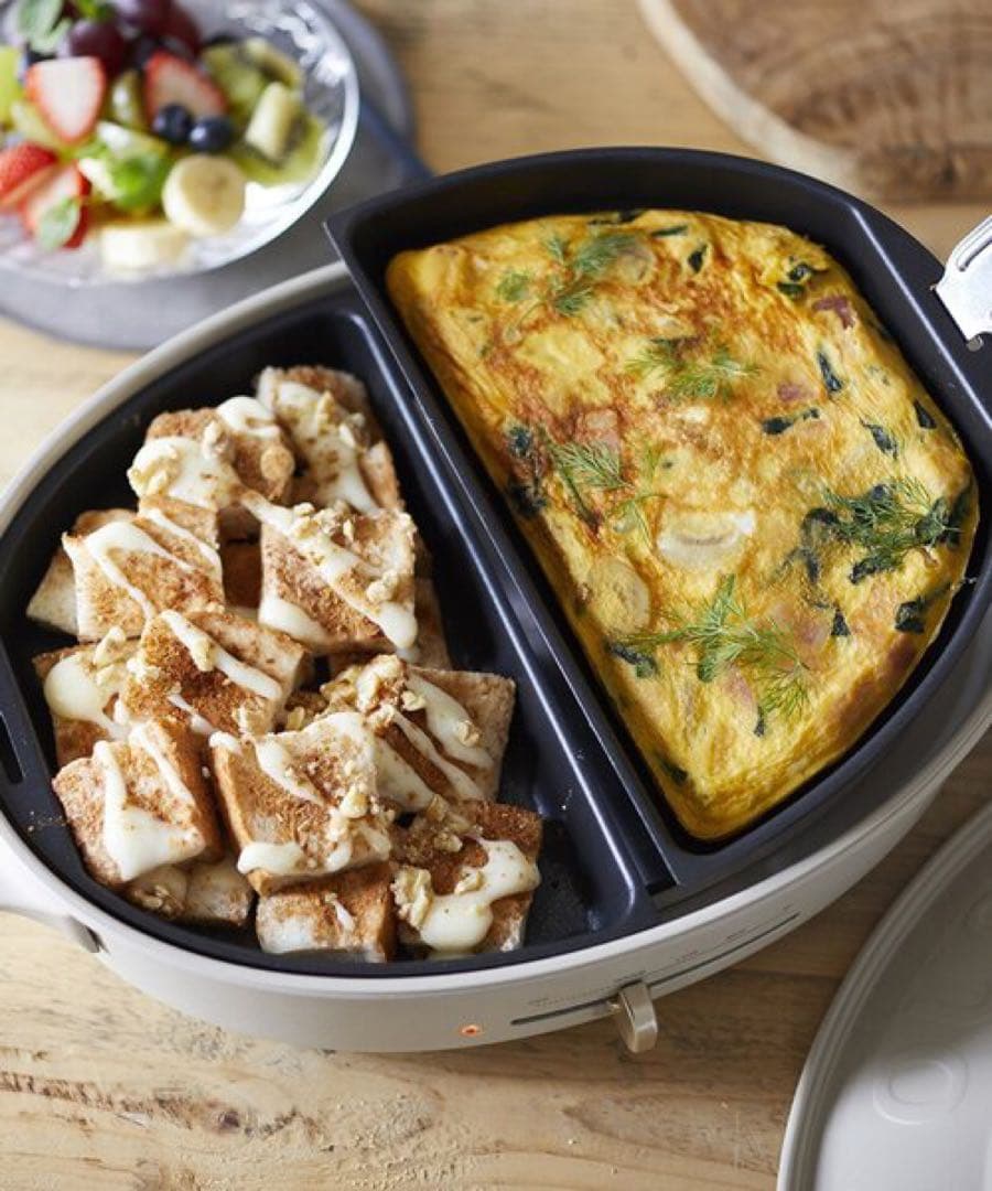 c*e様 【⭐︎未使用⭐︎】ブルーノ クラッシィ ホットプレート グレージュ&ハ