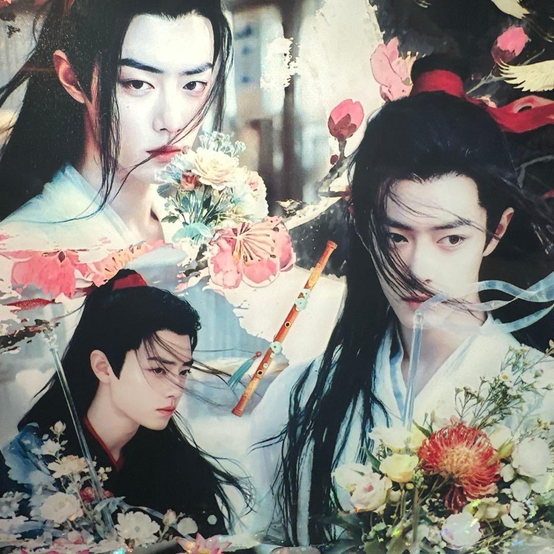 肖戦 魏無羡 陳情令 2番スタジオ　新両面レジン九宫格玄関置物 0403