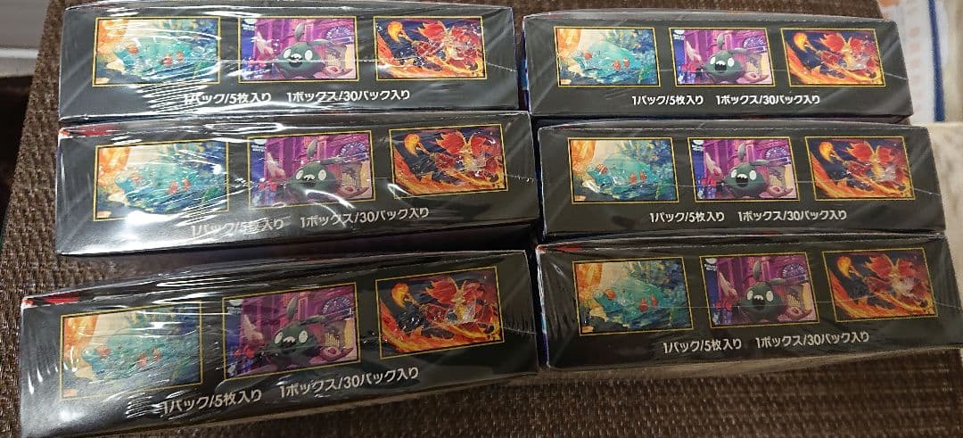 ポケモンカードゲーム ニンジャスピナー 6Box 新品未開封シュリンク付き