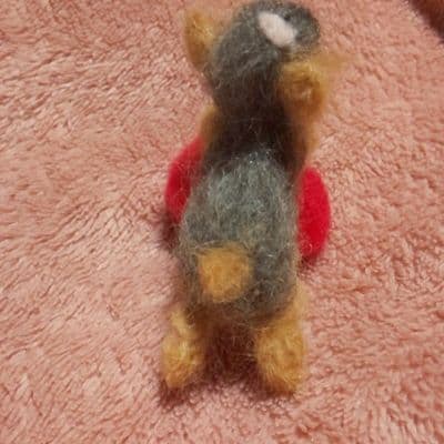 羊毛フェルトハンドメイド ヨーキー