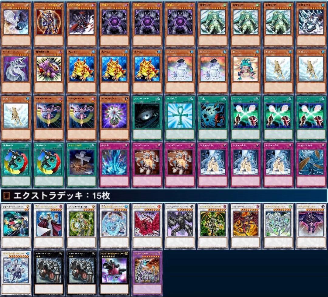 遊戯王　ゲートボール　クラシック　1109環境　カエル帝デッキ