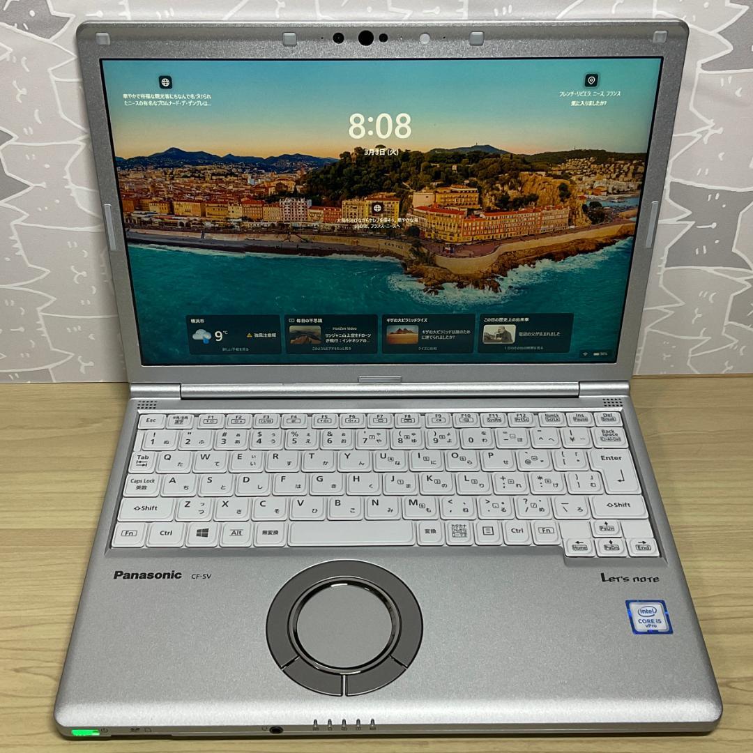 美品　Let's SV8 i5/8G/512G 高速 SSD Office付