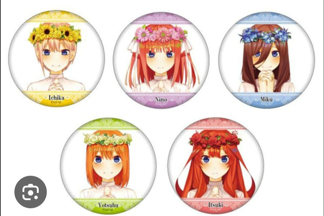 五等分の花嫁 缶バッジセット