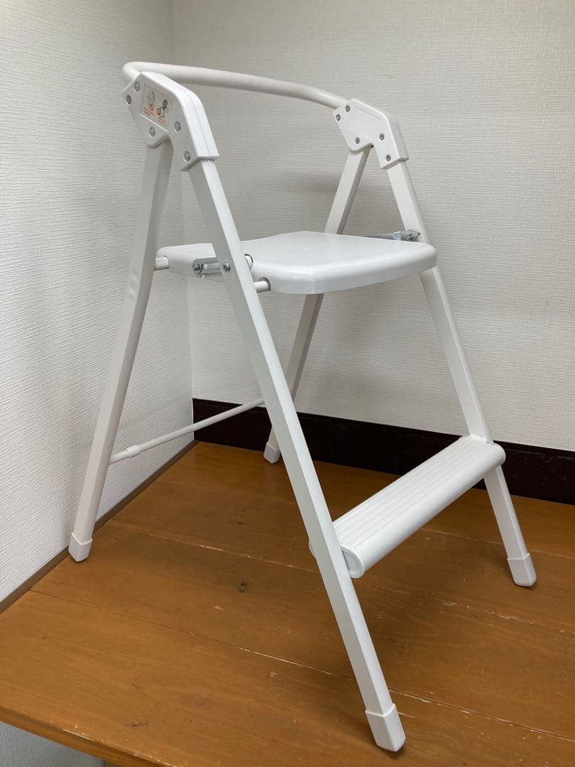 N587 オークス　ステップアップチェア　折りたたみ椅子 踏み台 脚立 椅子