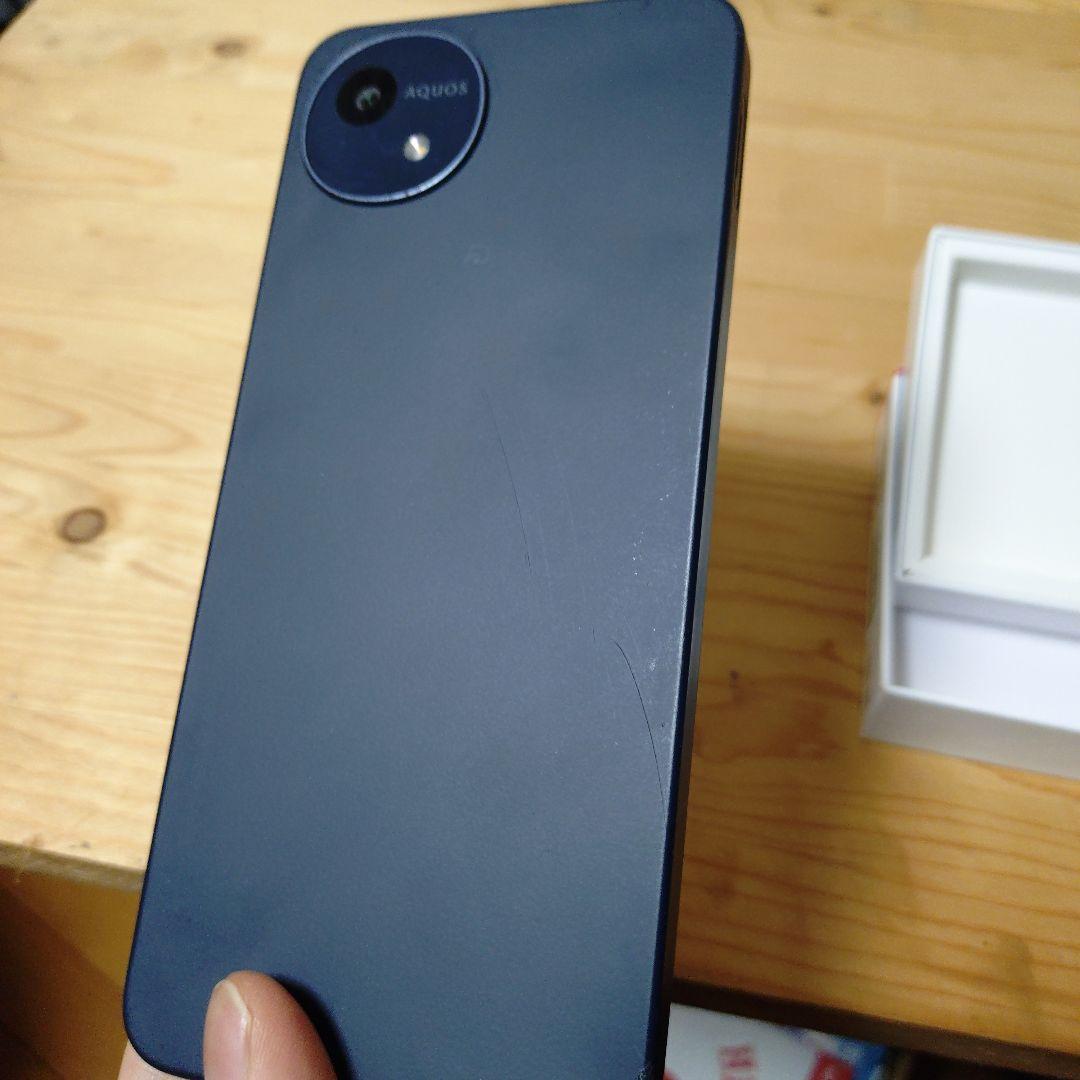 AQUOS　wish4 スマートフォン 本体 ダークブルー