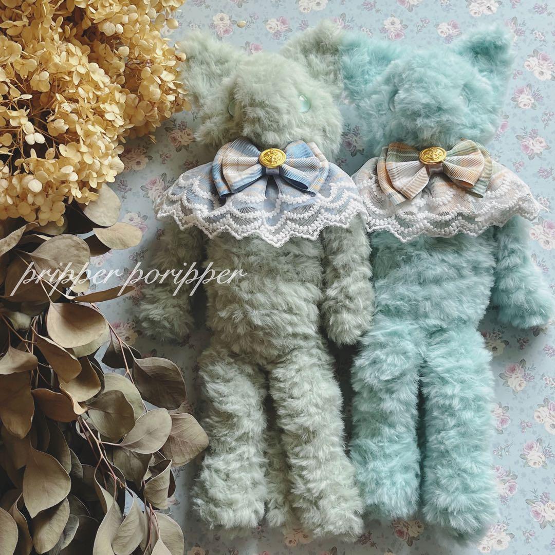 sample　あみぐるみ　オーダーメイド　アートドール　猫　ぬいぐるみ