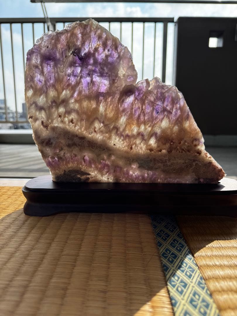 天然石 アメジスト 置物　美しい！