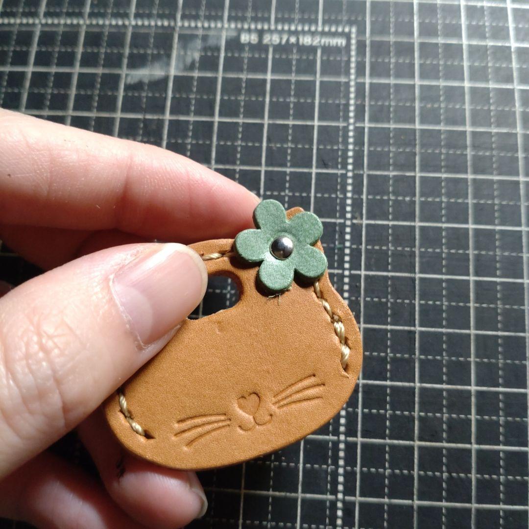 交渉中　キャメル　猫型キーカバー大