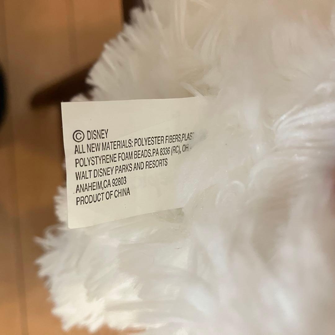 WDW ディズニーベア　ホワイト　長毛