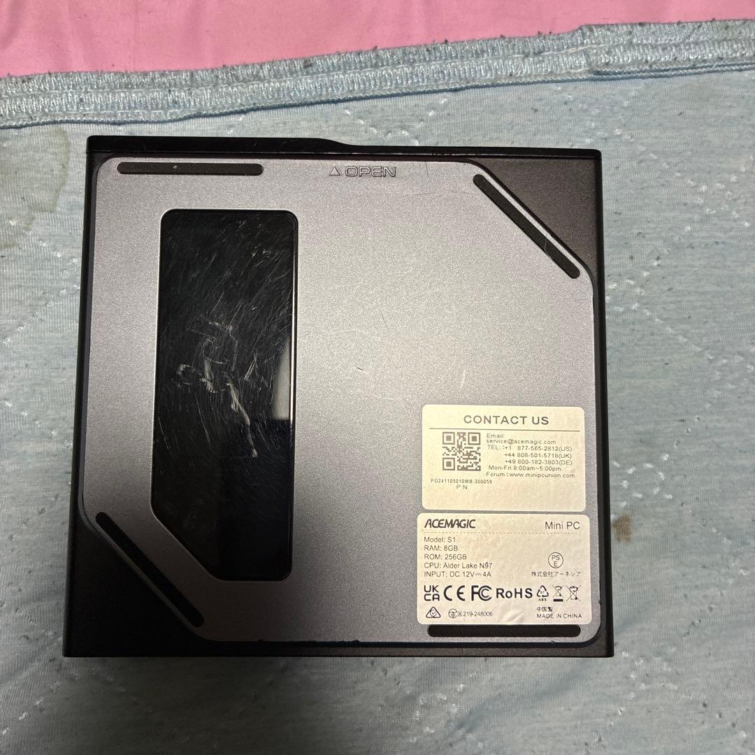 ACEMAGIC S1 ミニPC 8GB RAM 256GB ROM
