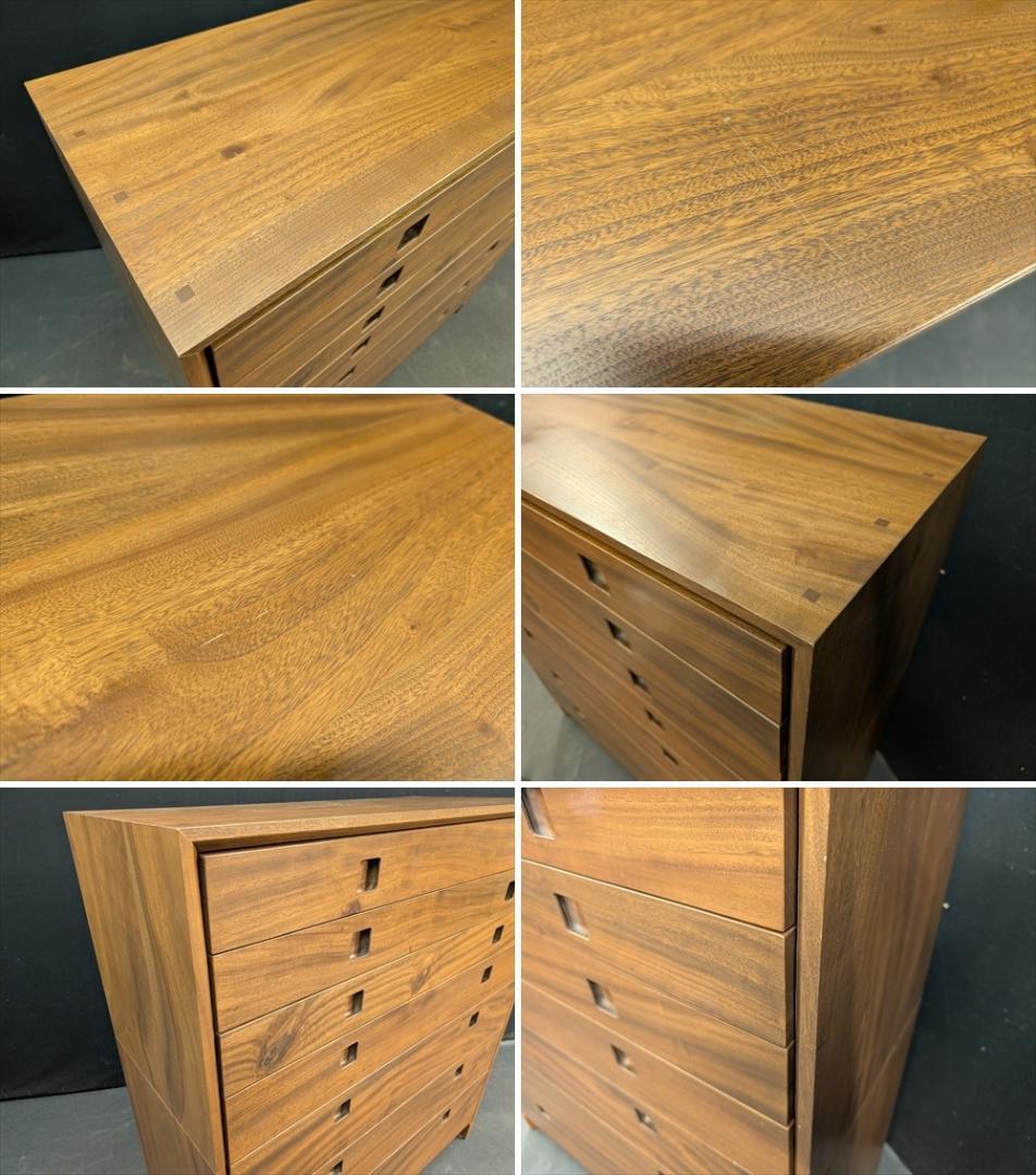 美品　橋詰家具　楠無垢材　国産　ミドルチェスト　タンス　チェスト　箪笥　着物