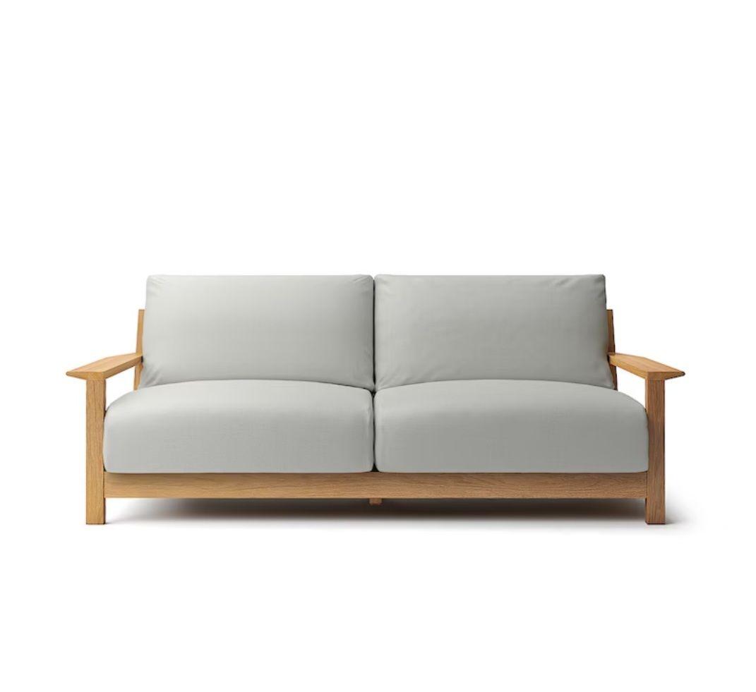 無印良品　ソファ本体　木製フレーム用カバー　3シーター用