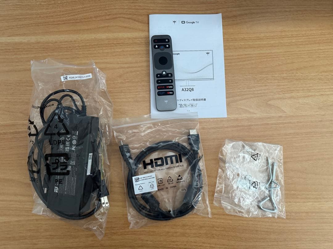 【極美品】KTC A32Q8 モニター 32インチ 4K 3840 × 2160