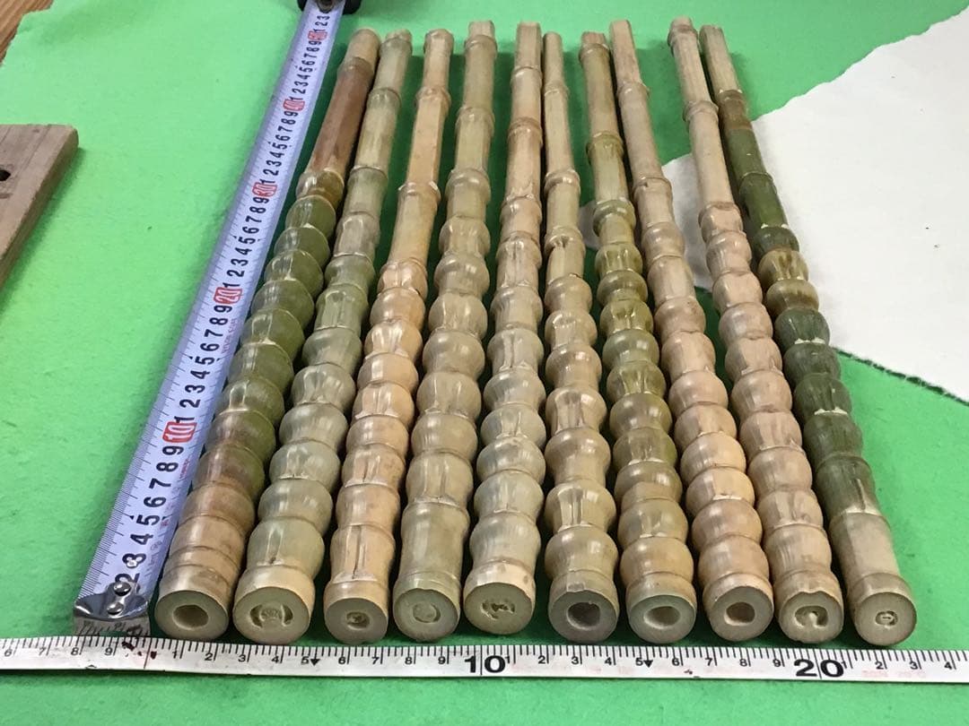 釣り具・その他グリップ用布袋竹「中太・長尺・芽取り済み」10本セット