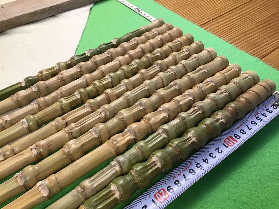 釣り具・その他グリップ用布袋竹「中太・長尺・芽取り済み」10本セット