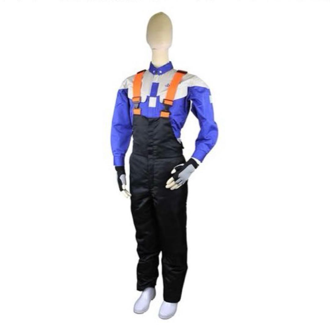 新品未使用 刈払機 チェンソー 作業用 防護サロペットパンツ M KB-35