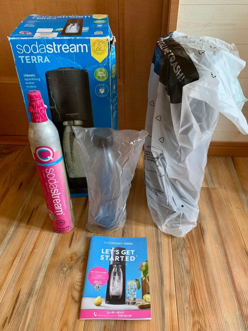 新品★sodastream TERRA 炭酸水メーカー ブラック SSM1087