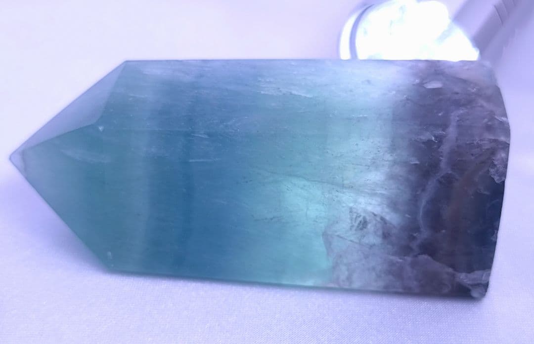 ブルーフローライト　タワー　4本セット　四角柱　ポイント　直感　集中力　判断力